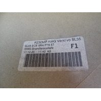 08 Mercedes R230 SL550 bumper cover, front AMG 2308851325