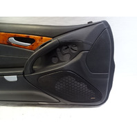 08 Mercedes R230 SL550 door panel, left, black
