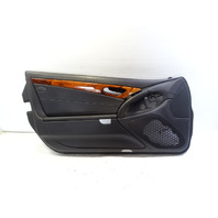08 Mercedes R230 SL550 door panel, left, black