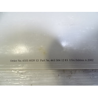 02 Mercedes W463 G500 owner's manual with case 4635841283