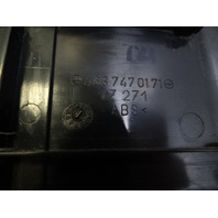 02 Mercedes W463 G500 trim, rear door paneling, top left, black 4637470171
