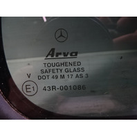 02 Mercedes W463 G500 window glass, right quarter w/seal