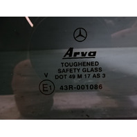 02 Mercedes W463 G500 window glass, left quarter w/seal