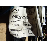 02 Mercedes W463 G500 wiring harness, interior main cable