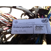02 Mercedes W463 G500 wiring harness, interior main cable