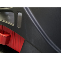 02 Mercedes W463 G500 door panel, left front 4637203900 black/red