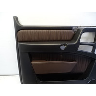 02 Mercedes W463 G500 door panel, left front 4637203900 designo maron brown
