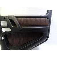 02 Mercedes W463 G500 door panel, right rear 4637304451 designo maron brown