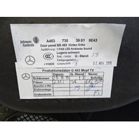 02 Mercedes W463 G500 door panel, left rear 4637303951 black