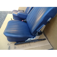 84 Mercedes R107 380SL seat set, front blue