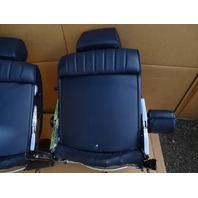 84 Mercedes R107 380SL seat set, front blue