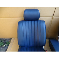 84 Mercedes R107 380SL seat set, front blue