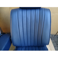 84 Mercedes R107 380SL seat set, front blue