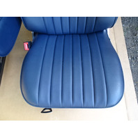 84 Mercedes R107 380SL seat set, front blue