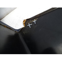 84 Mercedes R107 380SL seats, rear, blue w/seat belts