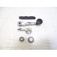 84 Mercedes R107 380SL handle, hard top / soft top release, blue