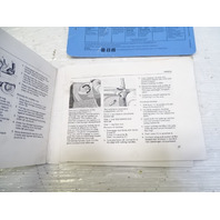 84 Mercedes R107 380SL owner's manual 450SL 450SLC