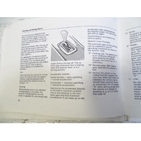 84 Mercedes R107 380SL owner's manual 450SL 450SLC