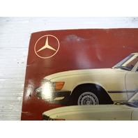 84 Mercedes R107 380SL operation & care tops manual 380SL