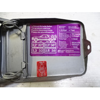 84 Mercedes R107 380SL gas fuel door lid