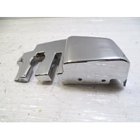 84 Mercedes R107 380SL trim, B pillar cover, left chrome 1076930335