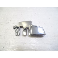 84 Mercedes R107 380SL trim, B pillar cover, left chrome 1076930335