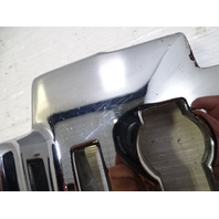84 Mercedes R107 380SL trim, B pillar cover, right chrome 1076930435