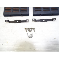 84 Mercedes R107 380SL trim set, dash speaker covers, blue