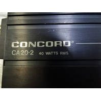 84 Mercedes R107 380SL concord ca20-2 amplifier, 40 watts RMS digital reference series
