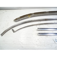 84 Mercedes R107 380SL trim set, windshield surround, chrome