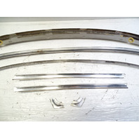 84 Mercedes R107 380SL trim set, windshield surround, chrome