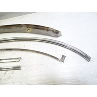 84 Mercedes R107 380SL trim set, windshield surround, chrome