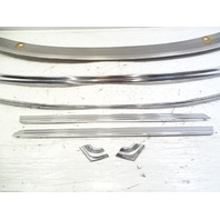 84 Mercedes R107 380SL trim set, windshield surround, chrome