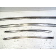 84 Mercedes R107 380SL trim set, windshield surround, chrome, rear, hard top
