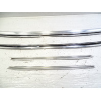 84 Mercedes R107 380SL trim set, windshield surround, chrome, rear, hard top