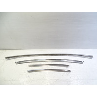 84 Mercedes R107 380SL trim set, windshield surround, chrome, rear, hard top