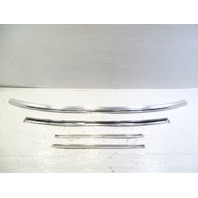 84 Mercedes R107 380SL trim set, windshield surround, chrome, rear, hard top