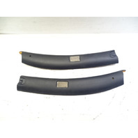84 Mercedes R107 380SL trim set, interior, headliner sunvisor area, blue
