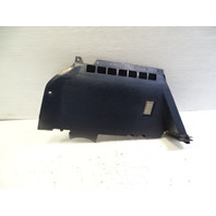 84 Mercedes R107 380SL trim, interior, lower dash kick panel, left, blue 1078303545