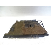 84 Mercedes R107 380SL trim, interior, lower dash kick panel, right, blue 1078303645