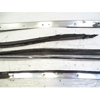 84 Mercedes R107 380SL trim set, exterior, windshield side pillar, left, chrome LH