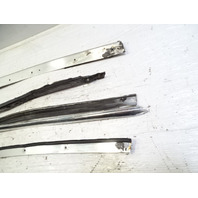 84 Mercedes R107 380SL trim set, exterior, windshield side pillar, left, chrome LH