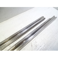 84 Mercedes R107 380SL trim set, door step sills, left / right, chrome