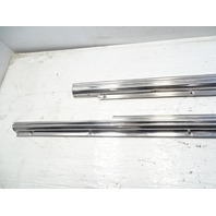 84 Mercedes R107 380SL trim set, door step sills, left / right, chrome