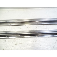 84 Mercedes R107 380SL trim set, door step sills, left / right, chrome