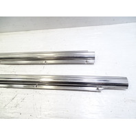 84 Mercedes R107 380SL trim set, door step sills, left / right, chrome