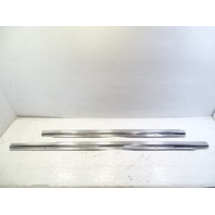 84 Mercedes R107 380SL trim set, door step sills, left / right, chrome