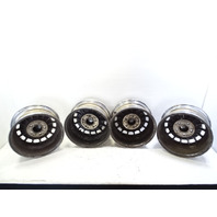 84 Mercedes R107 380SL wheel set, 6.5x14 1084001002 chrome