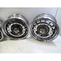 84 Mercedes R107 380SL wheel set, 6.5x14 1084001002 chrome