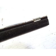 84 Mercedes R107 380SL trim, door chrome trim w/ window scraper seal, left